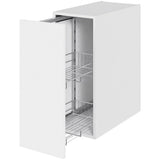Multi-Living Køkken opbevaringsskab i Cibo Bianco 129 H: 70,4 cm D: 60,0 cm B: 30 cm - Inklusiv 2 trådkurve