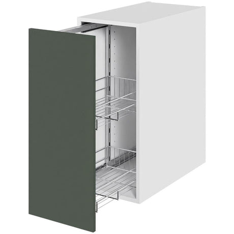 Multi-Living Køkken opbevaringsskab i Cibo Verde 120 H: 70,4 cm D: 60,0 cm B: 30 cm - Inklusiv 2 trådkurve