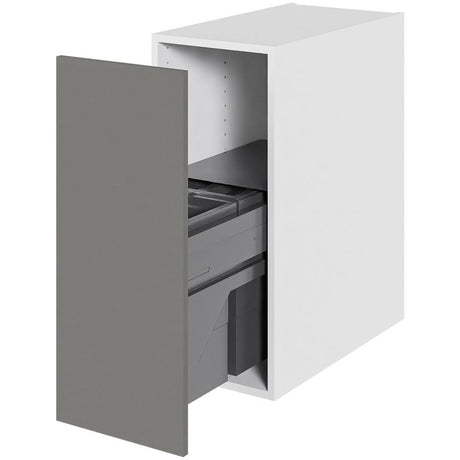 Multi-Living Køkken affaldsskab i Cibo Grigio H: 70,4 cm D: 60,0 cm - Inklusiv affaldssystem med frontudtræk - Bredde: 30 cm