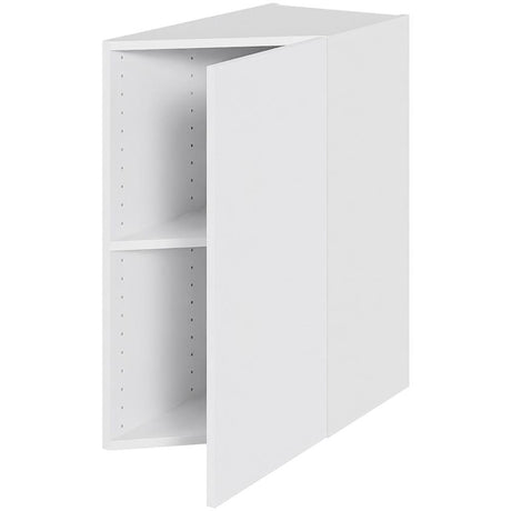 Multi-Living Køkken skråskab i Hvid Front 45 grader H: 70,4 cm D: 60,0 cm - En hylde - Bredde: 30 cm