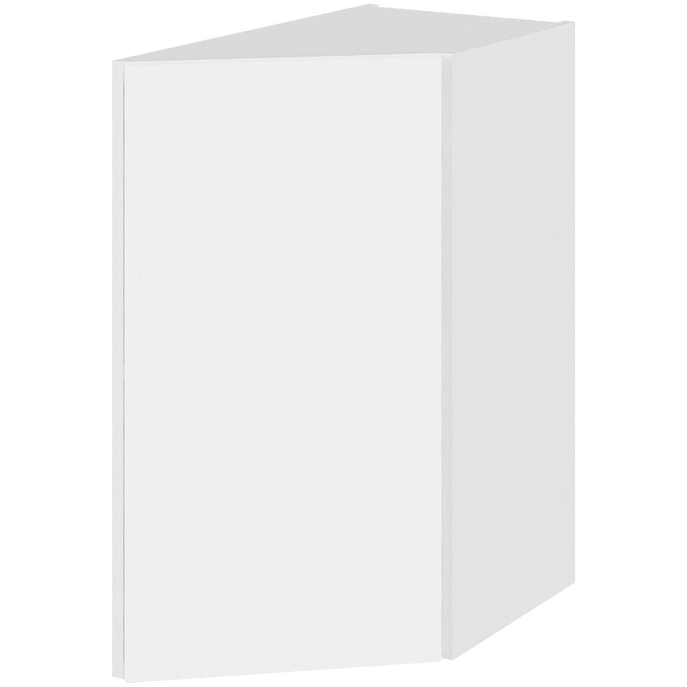 Multi-Living Skråskab 45° i Cibo Bianco 129 H: 70,4 cm D: 60,0 cm B: 30 cm - Inklusiv affaldssystem med frontudtræk