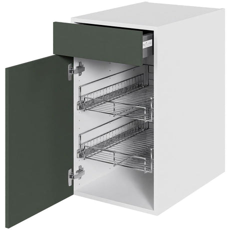 Multi-Living Køkken HQ Grydeskab i Cibo Verde 120 H: 70,4 cm D: 60,0 cm B: 40 cm- Inklusiv skuffe og 2 udtræksriste
