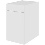 Multi-Living Køkken hyldeskab i Malet Hvid Front H: 70,4 cm D: 60,0 cm - 1 låge & skuffe fuldudtræk/softluk - Bredde: 40 cm