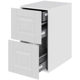 Multi-Living 2 skuffelook Romantik - HQ skuffeskab 40 cm med 2 skuffer og indvendig bakke - fuldudtræk