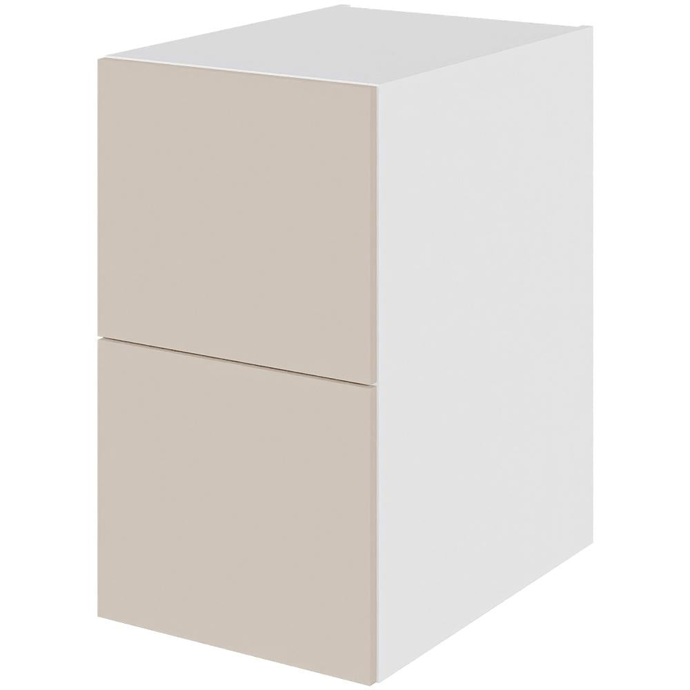 Multi-Living Køkken skuffeskab i Cibo Sabbia 123 H: 70,4 cm D: 60,0 cm - 2 skuffer + indvendig bakke - Bredde: 40 cm