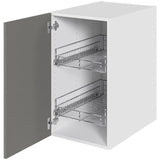 Multi-Living Køkken grydeskab i Cibo Grigio underskab H: 70,4 cm D: 60,0 cm - Inklusiv 2 udtræksriste - Bredde: 40 cm