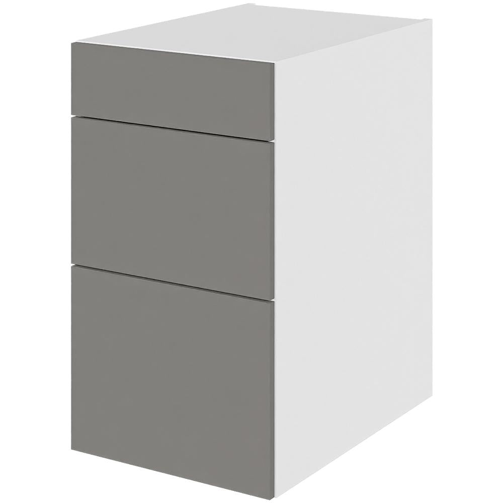 Multi-Living Køkken skuffeskab i Cibo Grigio H: 70,4 cm D: 60,0 cm - 3 skuffer fuldtudtræk/softluk - Bredde: 40 cm