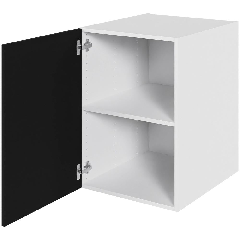 Multi-Living Køkken hyldeskab i Cibo Nero H: 70,4 cm D: 60,0 cm - 1 låge inklusiv 1 hylde - Bredde: 50 cm