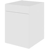 Multi-Living Køkken grydeskab i Malet Hvid Front underskab H: 70,4 cm D: 60,0 cm - 2 udtræksriste 1 låge og 1 skuffe med deludtræk/softluk - Bredde: 50 cm