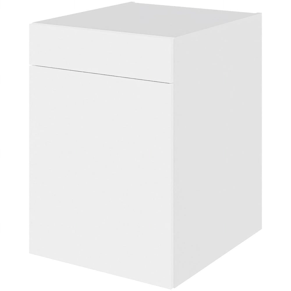 Multi-Living Køkken hyldeskab i Cibo Bianco 129 H: 70,4 cm D: 60,0 cm B:50 cm - med skuffe og hylde