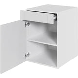 Multi-Living Køkken hyldeskab i Romantik H: 70,4 cm D: 60,0 cm - 1 låge & skuffe deludtræk/softluk - Bredde: 50 cm