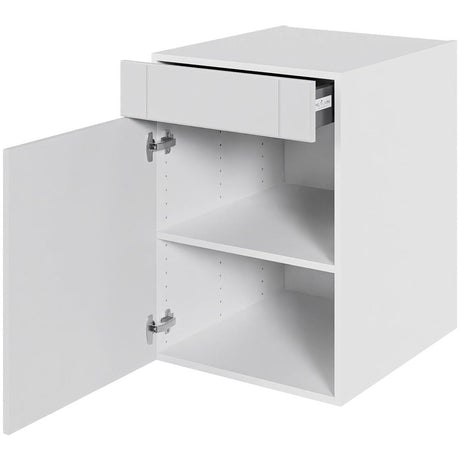 Multi-Living Køkken hyldeskab i Romantik H: 70,4 cm D: 60,0 cm - 1 låge & skuffe deludtræk/softluk - Bredde: 50 cm