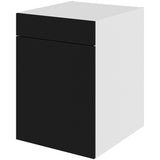 Multi-Living Køkken grydeskab i Cibo Nero underskab H: 70,4 cm D: 60,0 cm - 2 udtræksriste 1 låge & 1 skuffe med fuldudtræk/softluk - Bredde: 50 cm