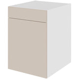 Multi-Living Køkken grydeskab i Cibo Sabbia 123 underskab H: 70,4 cm D: 60,0 cm - 2 udtræksriste 1 låge & 1 skuffe med fuldudtræk/softluk - Bredde: 50 cm