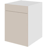 Multi-Living Køkken hyldeskab i Cibo Sabbia 123 H: 70,4 cm D: 60,0 cm - 1 låge & skuffe fuldudtræk/softluk - Bredde: 50 cm