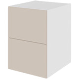 Multi-Living Køkken skuffeskab i Cibo Sabbia 123 H: 70,4 cm D: 60,0 cm - 2 skuffer fuldudtræk/softluk - Bredde: 50 cm