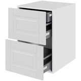 Multi-Living 2 skuffelook Romantik - HQ skuffeskab 50 cm med 2 skuffer og indvendig bakke - fuldudtræk