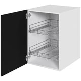 Multi-Living Køkken grydeskab i Cibo Nero underskab H: 70,4 cm D: 60,0 cm - Inklusiv 2 udtræksriste - Bredde: 50 cm