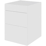 Multi-Living Køkken skuffeskab i Malet Hvid Front H: 70,4 cm D: 60,0 cm - 3 skuffer fuldtudtræk/softluk - Bredde: 50 cm