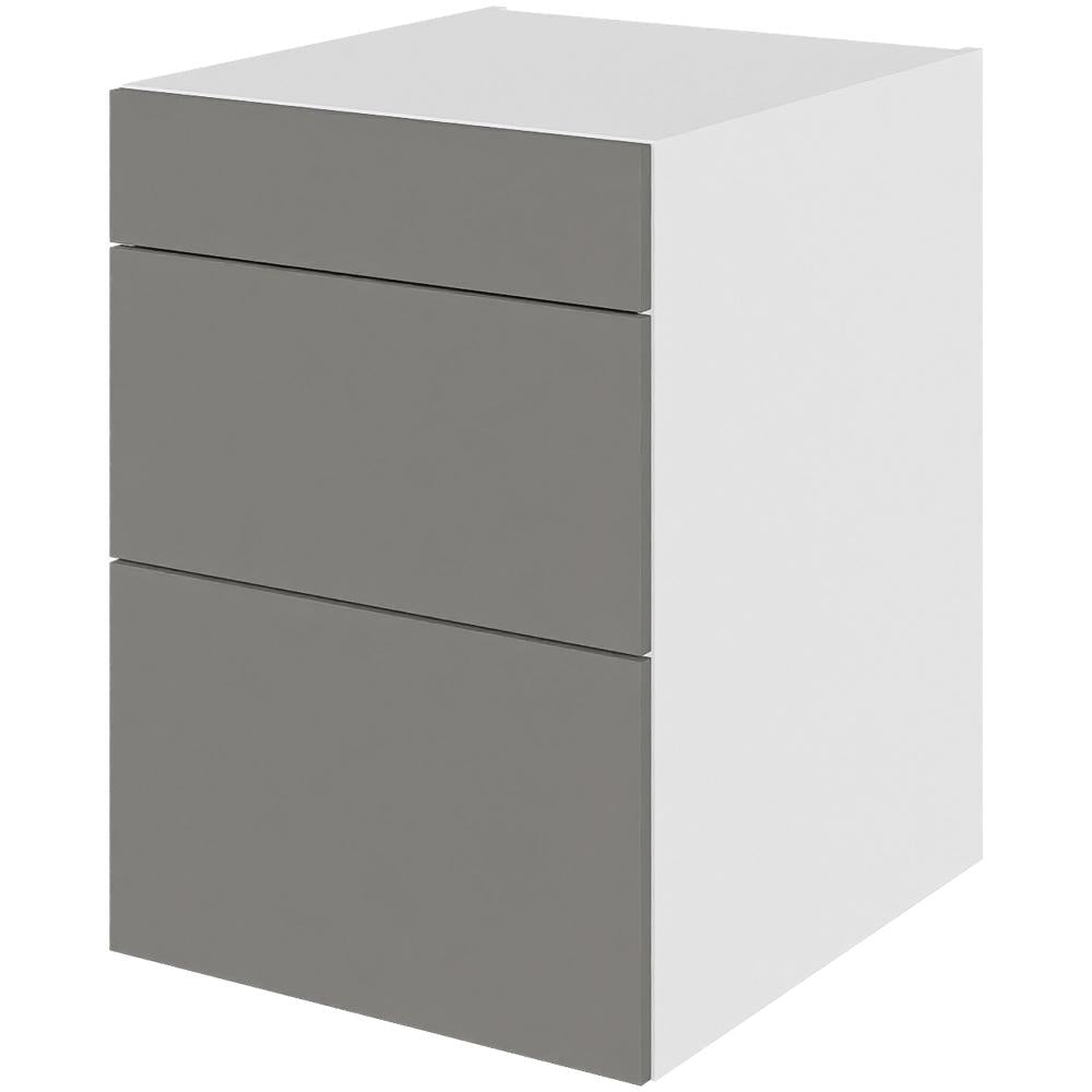 Multi-Living Køkken skuffeskab i Cibo Grigio H: 70,4 cm D: 60,0 cm - 3 skuffer fuldtudtræk/softluk - Bredde: 50 cm