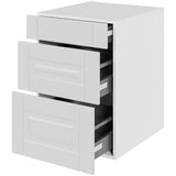 Multi-Living Køkken skuffeskab i Romantik H: 70,4 cm D: 60,0 cm - 3 skuffer fuldtudtræk/softluk - Bredde: 50 cm