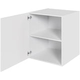 Multi-Living Køkken hyldeskab i Malet Hvid Front H: 70,4 cm D: 60,0 cm - 1 låge inklusiv 1 hylde - Bredde: 60 cm