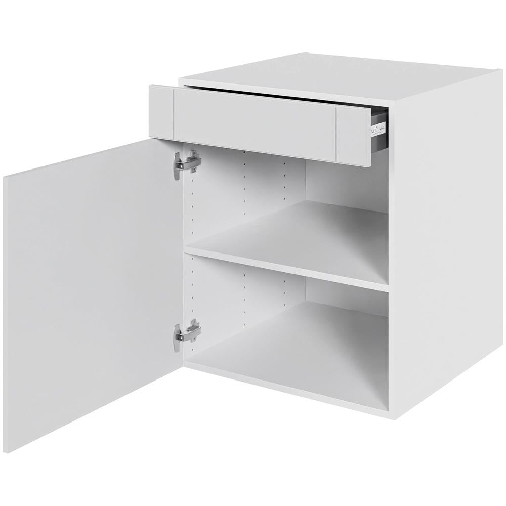 Multi-Living Køkken hyldeskab i Romantik H: 70,4 cm D: 60,0 cm - 1 låge & skuffe deludtræk/softluk - Bredde: 60 cm