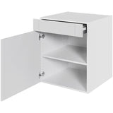 Multi-Living Køkken hyldeskab i Romantik H: 70,4 cm D: 60,0 cm - 1 låge & skuffe deludtræk/softluk - Bredde: 60 cm