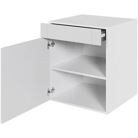 Multi-Living Køkken hyldeskab i Romantik H: 70,4 cm D: 60,0 cm - 1 låge & skuffe deludtræk/softluk - Bredde: 60 cm