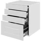 Multi-Living Køkken skuffeskab i Romantik H: 70,4 cm D: 60,0 cm - 4 skuffer deludtræk/softluk - Bredde: 60 cm