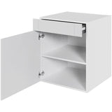 Multi-Living Køkken hyldeskab i Romantik H: 70,4 cm D: 60,0 cm - 1 låge & skuffe fuldudtræk/softluk - Bredde: 60 cm