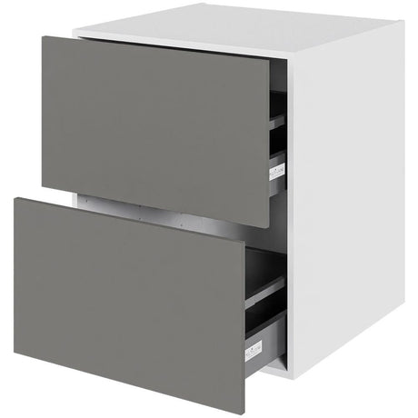 Multi-Living Køkken skuffeskab i Cibo Grigio H: 70,4 cm D: 60,0 cm - 2 skuffer fuldudtræk/softluk - Bredde: 60 cm