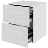 Multi-Living 2 skuffelook Romantik - HQ skuffeskab 60 cm med 2 skuffer og indvendig bakke - fuldudtræk