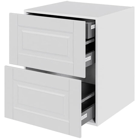 Multi-Living 2 skuffelook Romantik - HQ skuffeskab 60 cm med 2 skuffer og indvendig bakke - fuldudtræk