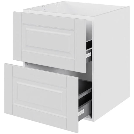 Multi-Living 2 skuffelook Romantik - HQ Vaskeskab 60 cm med 2 skuffer - fuldudtræk