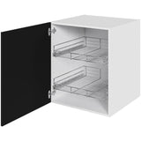 Multi-Living Køkken grydeskab i Cibo Nero underskab H: 70,4 cm D: 60,0 cm - Inklusiv 2 udtræksriste - Bredde: 60 cm