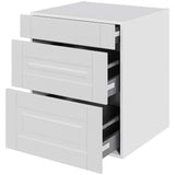 Multi-Living Køkken skuffeskab i Romantik H: 70,4 cm D: 60,0 cm - 3 skuffer fuldtudtræk/softluk - Bredde: 60 cm