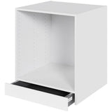 Multi-Living Køkken HQ ovnskab i Cibo Bianco 129 H: 70,4 cm D: 60,0 cm B: 60 cm - med skuffe, fuldudtræk og softluk - til indbygningsovn