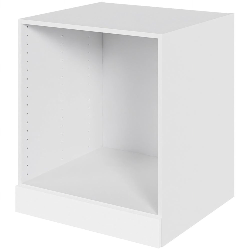 Multi-Living Køkken HQ ovnskab i Cibo Bianco 129 H: 70,4 cm D: 60,0 cm B: 60 cm - med skuffe, fuldudtræk og softluk - til indbygningsovn