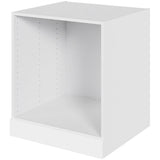 Multi-Living Køkken HQ ovnskab i Cibo Bianco 129 H: 70,4 cm D: 60,0 cm B: 60 cm - med skuffe, fuldudtræk og softluk - til indbygningsovn