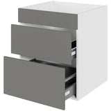 Multi-Living Køkken vaskeskab i Cibo Grigio H: 70,4 cm D: 60,0 cm - Fuldudtræk/softluk - Bredde: 60 cm