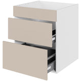 Multi-Living Køkken vaskeskab i Cibo Sabbia 123 H: 70,4 cm D: 60,0 cm - Fuldudtræk/softluk - Bredde: 60 cm