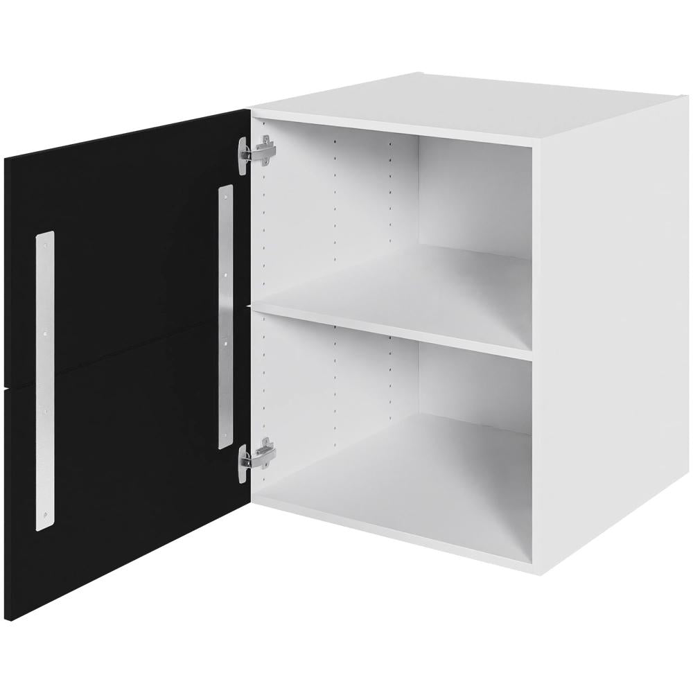 Multi-Living Køkken hyldeskab i Cibo Nero H: 70,4 cm D: 60,0 cm - Inkluderet løs hylde & skuffe look - Bredde: 60 cm