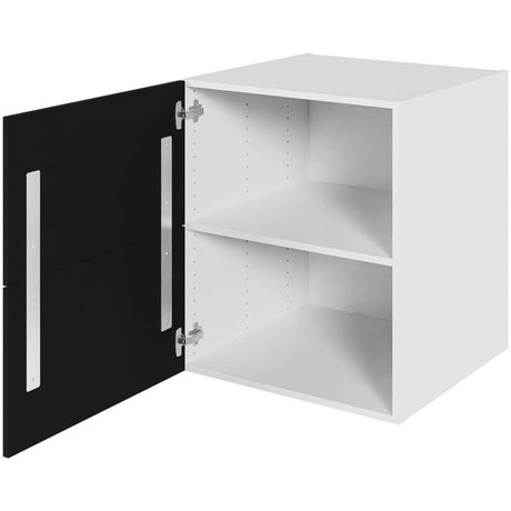 Multi-Living Køkken hyldeskab i Cibo Nero H: 70,4 cm D: 60,0 cm - Inkluderet løs hylde & skuffe look - Bredde: 60 cm