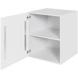 Multi-Living Køkken hyldeskab i Cibo Bianco 129 H: 70,4 cm D: 60,0 cm  B: 60 cm - Inkluderet løs hylde & skuffe look