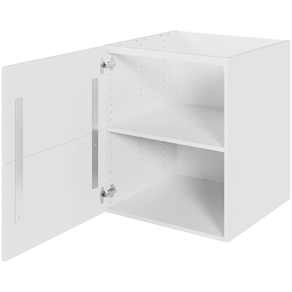 Multi-Living 2 skuffelook Romantik - Vaskeskab 60 cm med affaldsstativ og låge