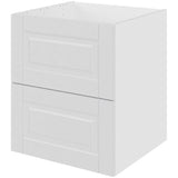 Multi-Living 2 skuffelook Romantik - Vaskeskab 60 cm med affaldsstativ og låge