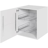 Multi-Living 2 skuffelook - Grydeskab 60 cm med 2 gryderiste og låge