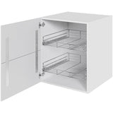 Multi-Living 2 skuffelook Romantik - Grydeskab 60 cm med 2 gryderiste og låge