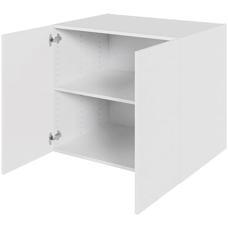 Multi-Living Køkken hyldeskab i Malet Hvid Front H: 70,4 cm D: 60,0 cm - 2 låger inklusiv 1 hylde - Bredde: 80 cm